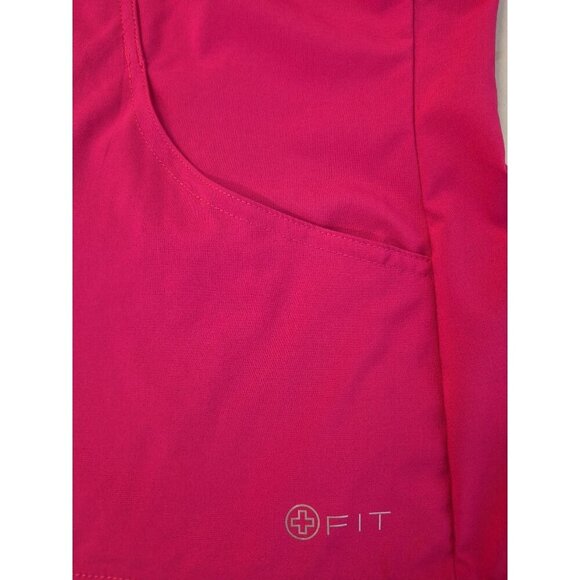 WHITECROSS FIT Women's Lg NWT 2 Piece Scrub Set Pants & Jacket Fuchsia Stretch - Picture 13 of 16